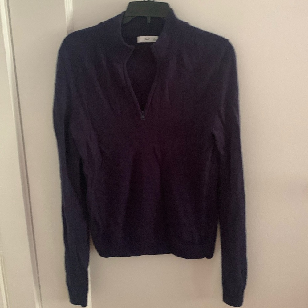 Aritzia TNA Cashmere Quarter Zip